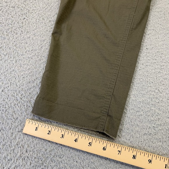 Vuori Ripstop Pant Womens Medium Olive Green VW450 Drawstring 28" Inseam Hiking - Picture 8 of 13